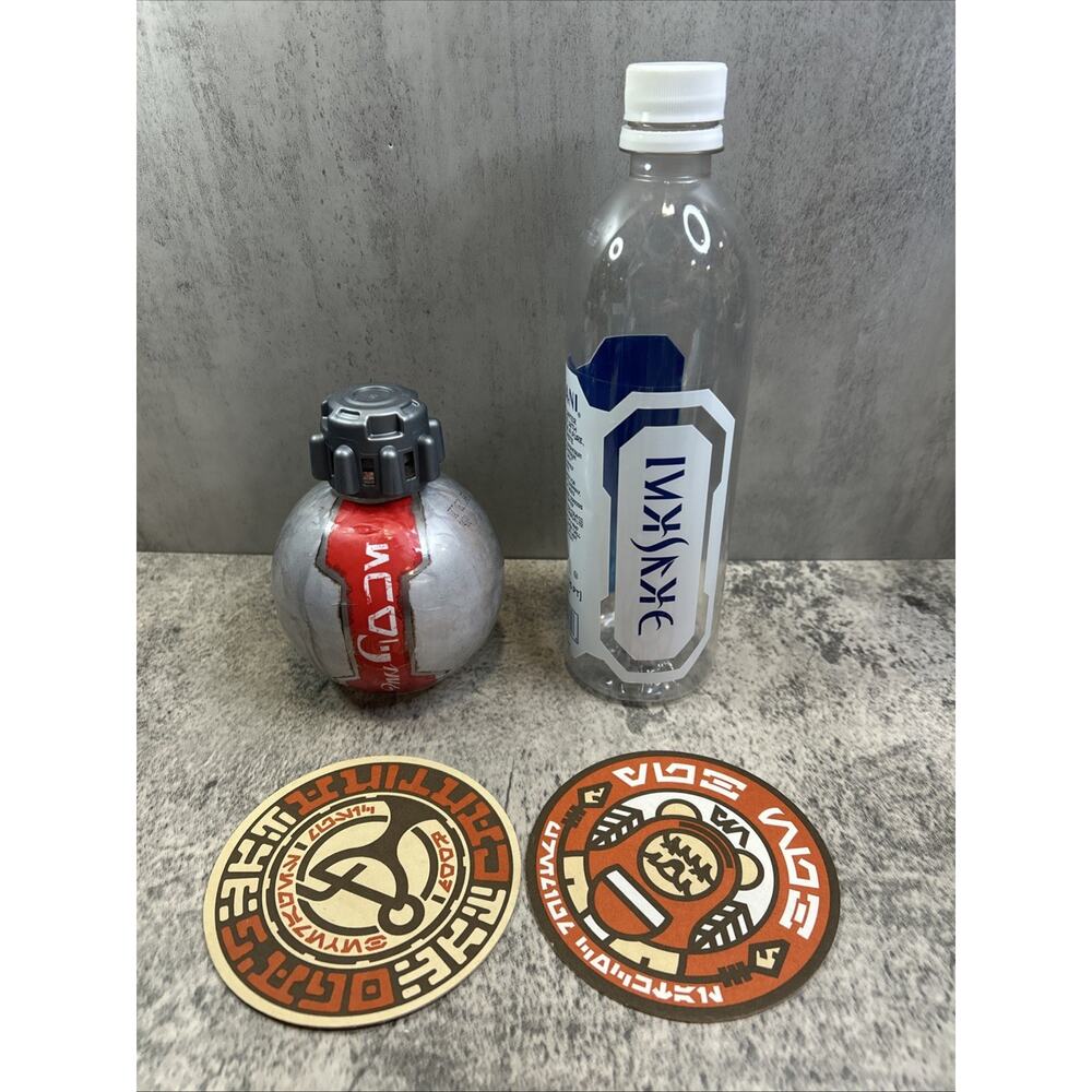 Disney World Star Wars Galaxy’s Edge Diet Coke & Water Bottle & 2 Oga’s Coasters
